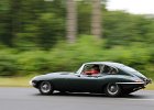 Jaguar E-type coupé série 1  Jaguar E-type coupé série 1, 100 autos sur la N7, 10 juillet 2017