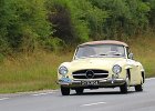 Mercedes 190 SL  Mercedes 190 SL, 100 autos sur la N7, 10 juillet 2017
