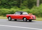 Peugeot 404 cabriolet  Peugeot 404 cabriolet, 100 autos sur la N7, 10 juillet 2017