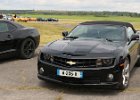 Chevrolet Camaro cabriolet 2013  Chevrolet Camaro cabriolet 2013, Aubamerican days, Aérodrome de Brienne-le-château, 26 mai 2024