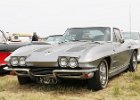 Chevrolet Corvette C2 1963  Chevrolet Corvette C2 1963, Aubamerican days, Aérodrome de Brienne-le-château, 24 mai 2024