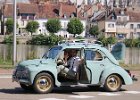 Renault 4cv, bouchon de Joigny, 4 septembre 2022