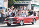 Ford Mustang cabriolet  Ford Mustang cabriolet, bouchon de Joigny, 1 septembre 2024