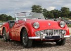 Triumph TR3 1961  Triumph TR3 1961, Festival Vintage Fontainebleau, Grand parquet, 23 septembre 2023