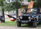 Jeep Wrangler hamac  Jeep Wrangler hamac, Festival Vintage Fontainebleau, Grand parquet, 21 septembre 2024