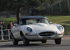 Jaguar E-type cabriolet  Jaguar E-type cabriolet, Les grandes heures automobiles, Montlhéry, 26 septembre 2015