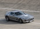 Mercedes AMG SLS 2010  Mercedes AMG SLS 2010, Montlhéry Festival du centenaire, circuit de Linas-Montlhéry, 13 octobre 2024