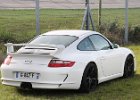 Porsche 911 GT3 2007  Porsche 911 GT3 2007, Montlhéry TFestival du centenaire, circuit de Linas-Montlhéry, 13 octobre 2024