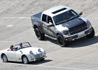 Austin Sprite &#38; Ford Shelby F150  Austin Sprite &#38; Ford Shelby F150, Autodrome festival Heritage, 6 juin 2015, circuit de Linas-Montlhéry