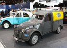 Citroën 2cv fourgonnette + 2cv Sahara  Citroën 2cv fourgonnette + 2cv Sahara, Rétromobile 2016