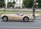 Jaguar XK140  Jaguar XK140, 9e traversée estivale de Paris, 31 juillet 2016
