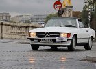 Mercedes 500 SL 1988  Mercedes 500 SL 1988, traversée de Paris, 30 août 2020
