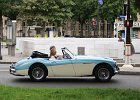 Austin-Healey 3000  Austin-Healey 3000, traversée de Paris, 25 juillet 2021
