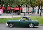 MG Midget  MG Midget, traversée de Paris, 25 juillet 2021