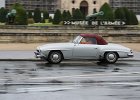 Mercedes 190 SL  Mercedes 190 SL, traversée de Paris, 25 juillet 2021
