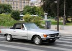 Mercedes SL  Mercedes SL, traversée de Paris, 25 juillet 2021