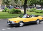 Saab 900 cabriolet  Saab 900 cabriolet, traversée de Paris, 25 juillet 2021