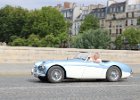 Austin-Healey 1961  Austin-Healey 1961, traversée de Paris, 31 juillet 2022