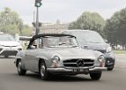 Mercedes 190 SL  Mercedes 190 SL, traversée de Paris, 30 juillet 2023