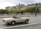Mercedes 280 SL  Mercedes 280 SL, traversée de Paris, 30 juillet 2023
