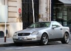 Mercedes SLK  Mercedes SLK, traversée de Paris, 30 juillet 2023