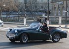 Triumph TR3, Traversée de Paris, 11 janvier 2015  Triumph TR3, Traversée de Paris, 11 janvier 2015