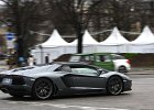 Lamborghini Aventador roadster  Lamborghini Aventador roadster, 16e traversée de Paris hivernale, 10 janvier 2016