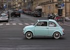 Fiat 500  Fiat 500, 16e traversée de Paris hivernale, 10 janvier 2016