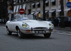 Jaguar E-type cabriolet série 3  Jaguar E-type cabriolet série 3, 16e traversée de Paris hivernale, 10 janvier 2016