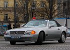 Mercedes SL  Mercedes SL, 16e traversée de Paris hivernale, 10 janvier 2016
