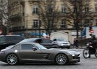 Mercedes SLS  Mercedes SLS, 16e traversée de Paris hivernale, 10 janvier 2016