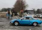 Alpine A110  Alpine A110, traversée de Paris, 7 janvier 2018