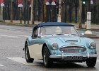 Austin-Healey 3000  Austin-Healey 3000, traversée de Paris, 7 janvier 2018