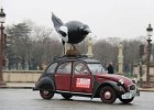 Citroën 2cv Charleston  Citroën 2cv Charleston, traversée de Paris, 7 janvier 2018