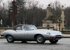 Jaguar E-type cabriolet  Jaguar E-type cabriolet, traversée de Paris, 7 janvier 2018