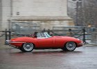 Jaguar E-type cabriolet série 3,  Jaguar E-type cabriolet série 3,, traversée de Paris, 7 janvier 2018
