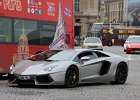 Lamborghini Aventador  Lamborghini Aventador, traversée de Paris, 7 janvier 2018