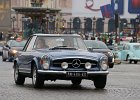 Mercedes SL Pagode  Mercedes SL Pagode, traversée de Paris, 7 janvier 2018