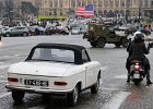 Peugeot 204 cabriolet  Peugeot 204 cabriolet, traversée de Paris, 7 janvier 2018