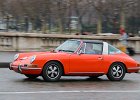 Porsche 911 targa  Porsche 911 targa, traversée de Paris, 7 janvier 2018