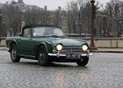 Triumph TR4  Triumph TR4, traversée de Paris, 7 janvier 2018