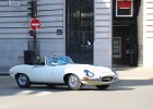 Jaguar E-type cabriolet  Jaguar E-type cabriolet, Traversée de Paris "hivernale" 17 avril 2022