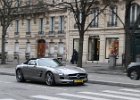Mercedes SLS AMG  Mercedes SLS AMG, Traversée de Paris hivernale 12 janvier 2025