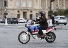 Honda Africa Twin, Traversée de Paris hivernale, 25 janvier 2026