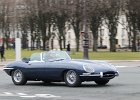 Jaguar E-type cabriolet, Traversée de Paris hivernale, 25 janvier 2026